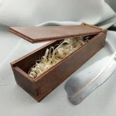 Коробочка деревʼяна для брелока