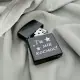 Чёрная матовая зажигалка Чёрная матовая зажигалка