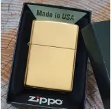 ZIPPO High Polish Brass 254B зажигалка